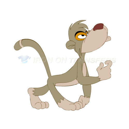 Monkey Iron-on Stickers (Heat Transfers)NO.8638